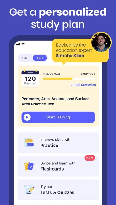 PerfectPrep - ACT & SAT Prep screenshot 1