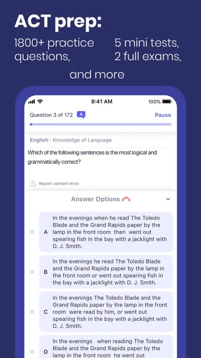 PerfectPrep - ACT & SAT Prep screenshot 2