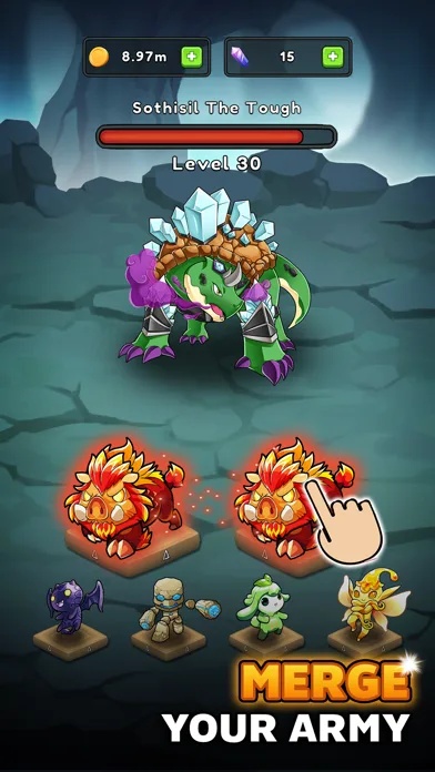 Merge Monsters: Idle RPG screenshot 2