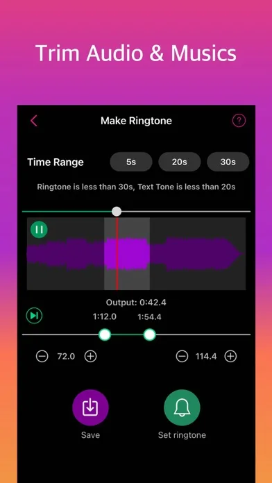 Ringtone Maker - extract audio screenshot 2