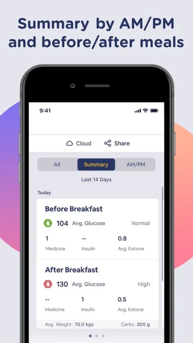 Blood Sugar Monitor Glucobyte screenshot 3