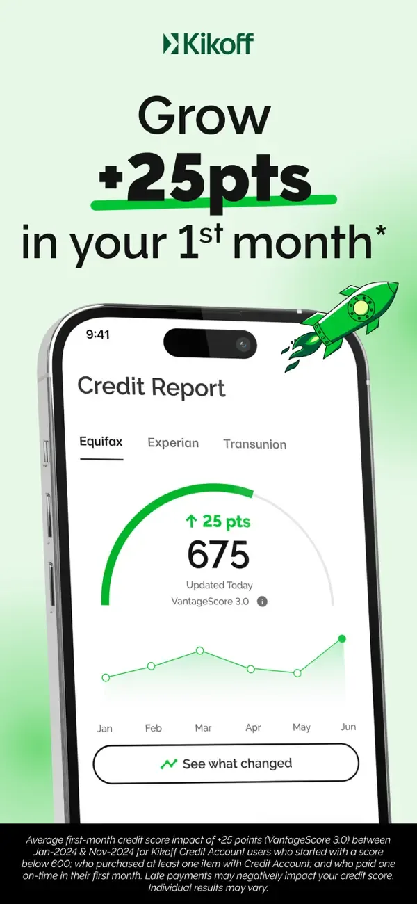 Kikoff – Build Credit Quickly screenshot 1