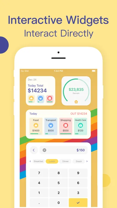 Budget app - spending tracker screenshot 2