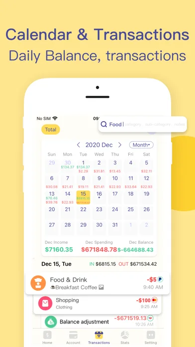 Budget app - spending tracker screenshot 4