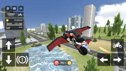 Flying Motorbike Simulator screenshot 4
