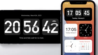 DClock - Digital Flip Clock screenshot 1
