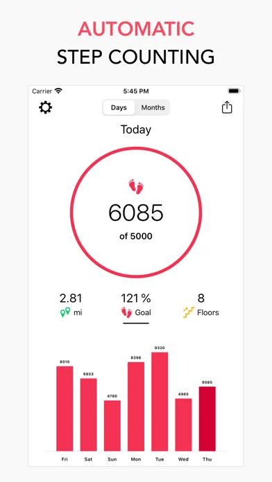 Step Counter Pedometer doSteps screenshot 1