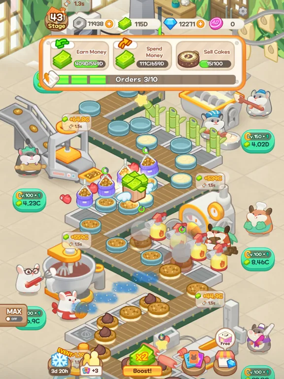 Hamster Tycoon : Cake Maker screenshot 5
