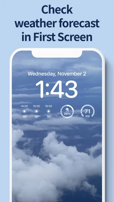 Weather Screen-Widget & Radar screenshot 1