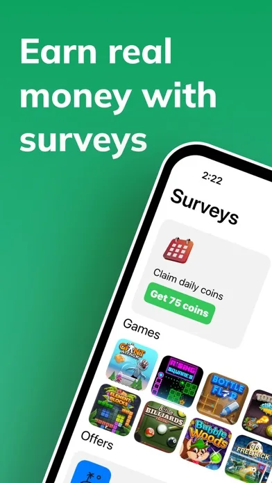 Earn real money cash - Surveys screenshot 1