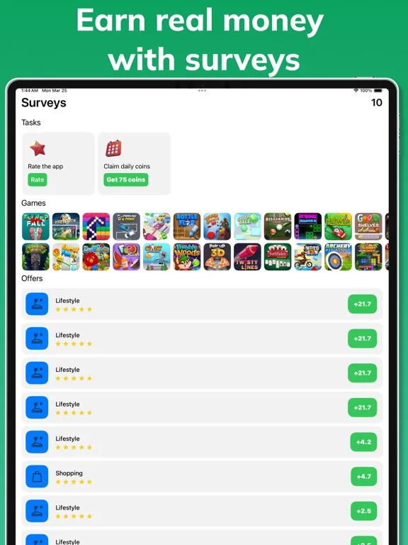 Earn real money cash - Surveys screenshot 5