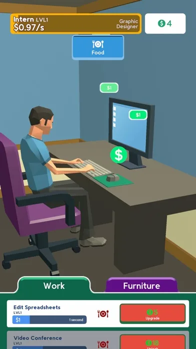 Work From Home 3D screenshot 1