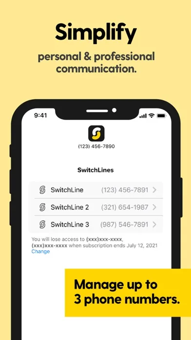 SwitchUp - Second Phone Number screenshot 2