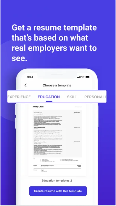 Resume Builder: PDF Resume App screenshot 3