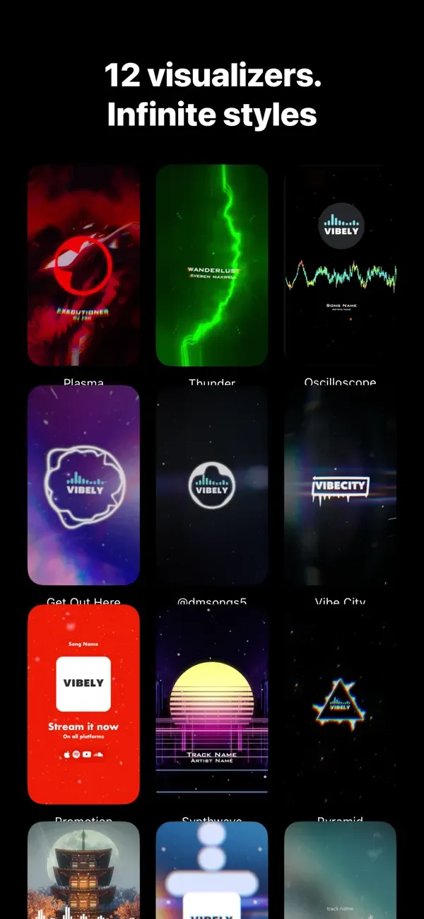 Music Visualizer - Vibely screenshot 3