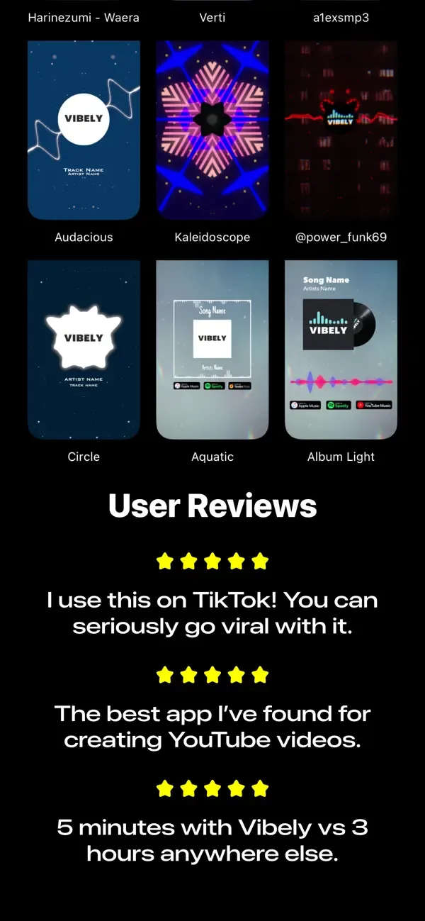 Music Visualizer - Vibely screenshot 4