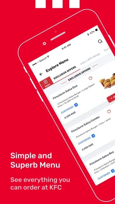 KFC Kuwait - Order food Online screenshot 2