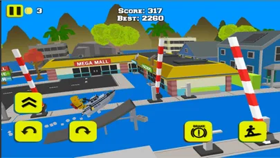 WATER BIKE STUNT RACE GAMES 3D screenshot 1