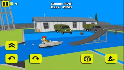 WATER BIKE STUNT RACE GAMES 3D screenshot 2