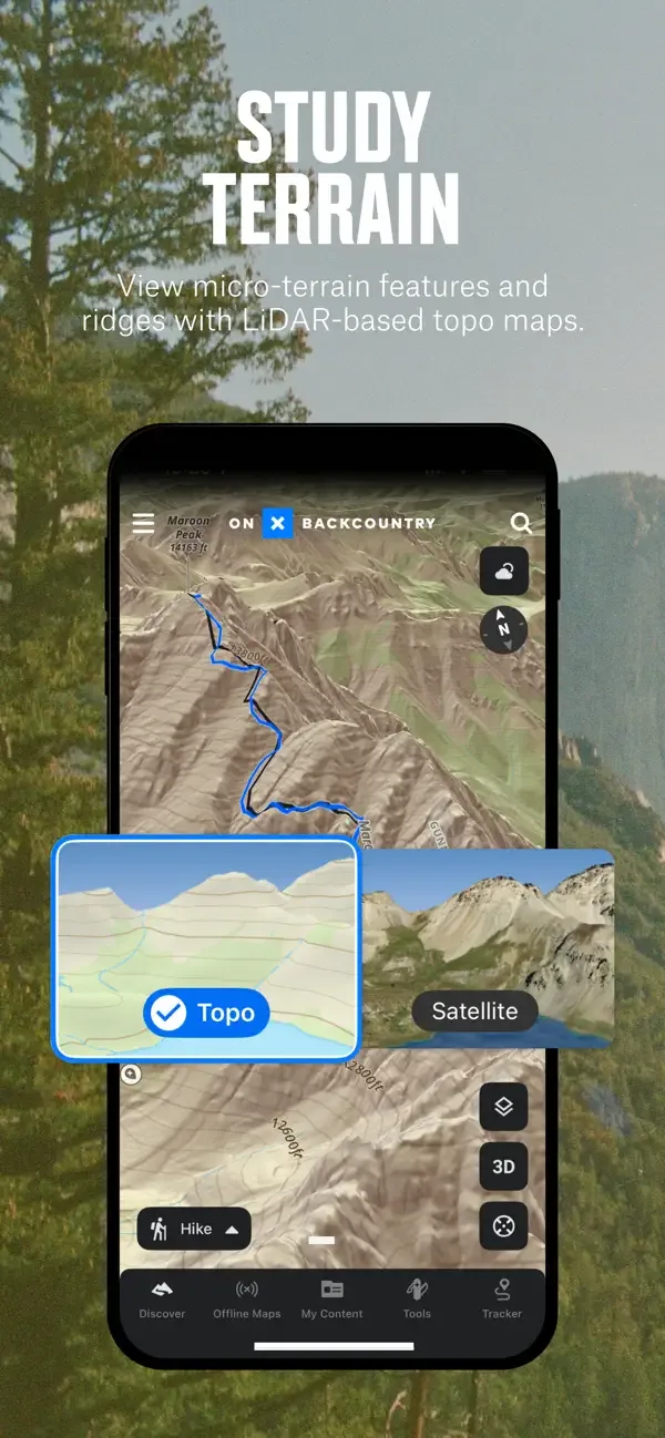 onX Backcountry: Trail GPS App screenshot 3
