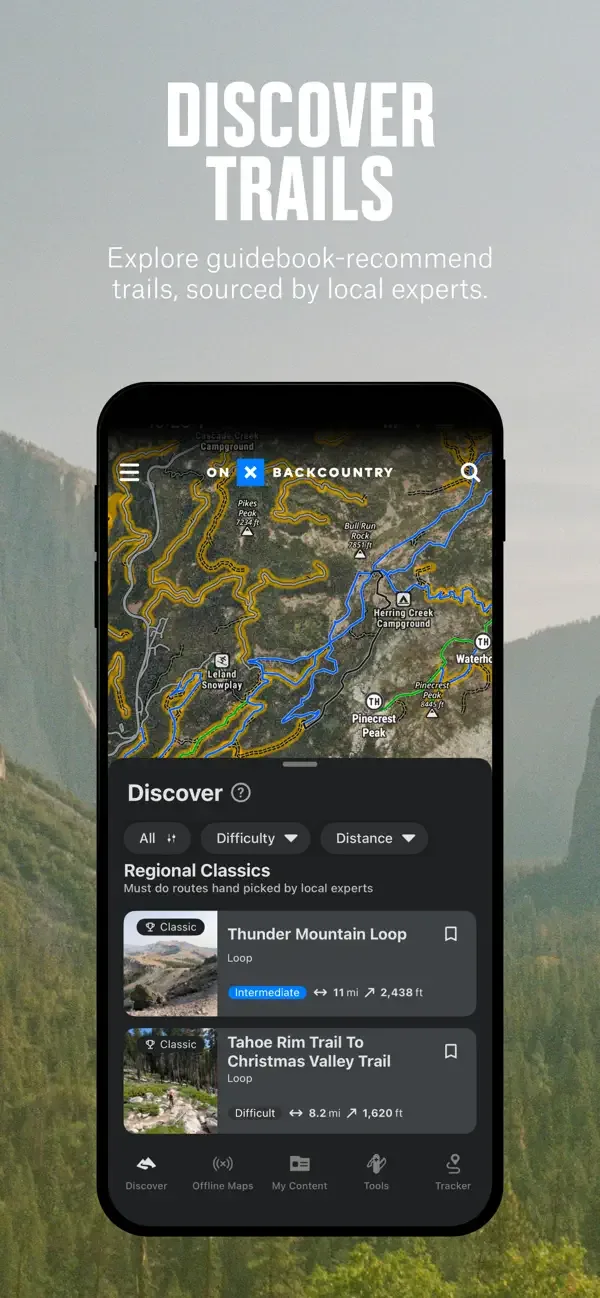 onX Backcountry: Trail GPS App screenshot 4