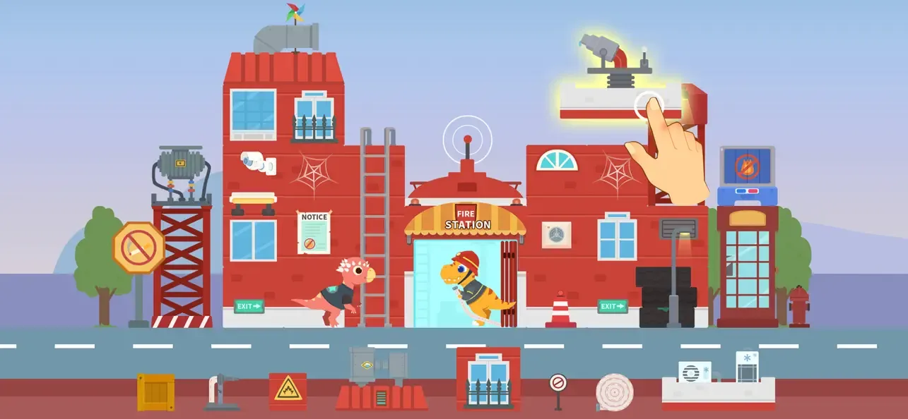 Dinosaur City: Building Games screenshot 2