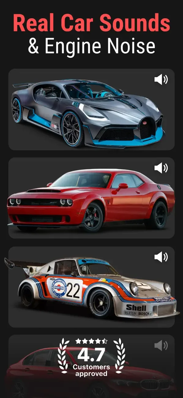 Real Car Sounds & Engine Noise screenshot 1