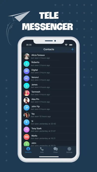 Tele Messenger Chat Secure screenshot 1