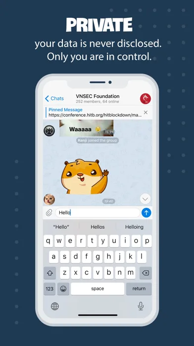Tele Messenger Chat Secure screenshot 4