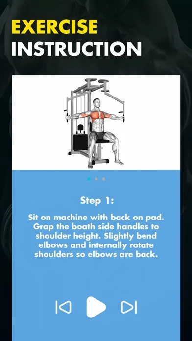 Gym Workout My Fitness Planner screenshot 1