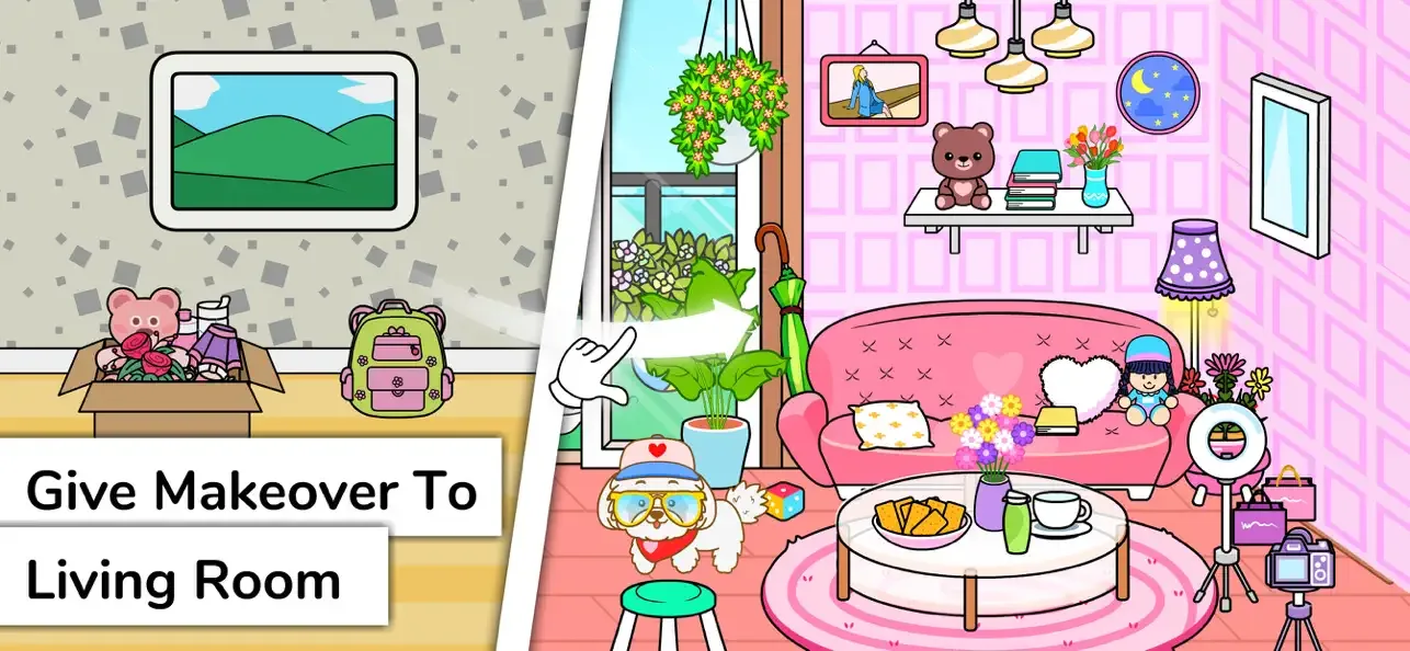 Tizi Home Design Girl Games screenshot 1