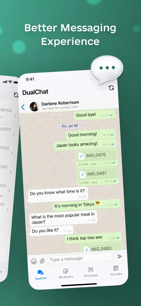 DualChat – Dual Messenger Web screenshot 2
