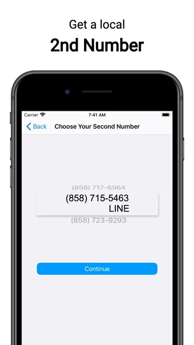 Second Phone Number: Text Call screenshot 1