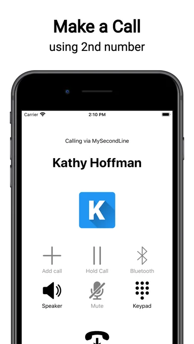 Second Phone Number: Text Call screenshot 2
