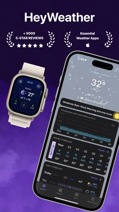 HeyWeather: Accurate Forecast screenshot 1