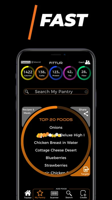 Diabetes Food Tracker ~ Fittur screenshot 4