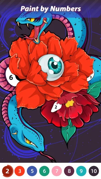 Sweet Coloring：Color by Number screenshot 1