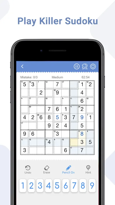 Killer Sudoku - Brain Games screenshot 1