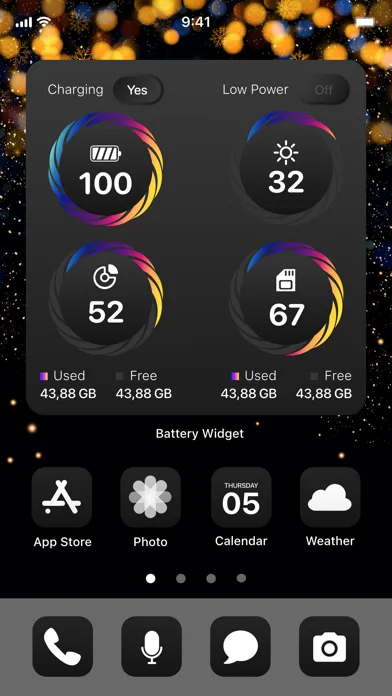 Battery Widget & Color Widgets screenshot 1