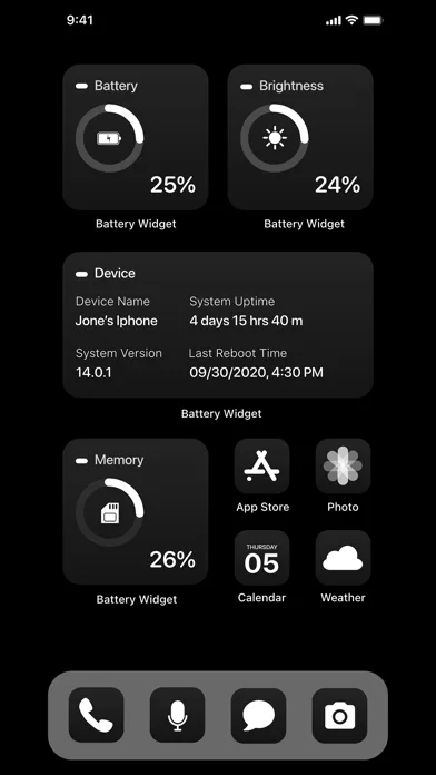 Battery Widget & Color Widgets screenshot 4