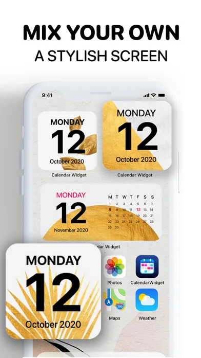 Calendar Widget for iPhone screenshot 4