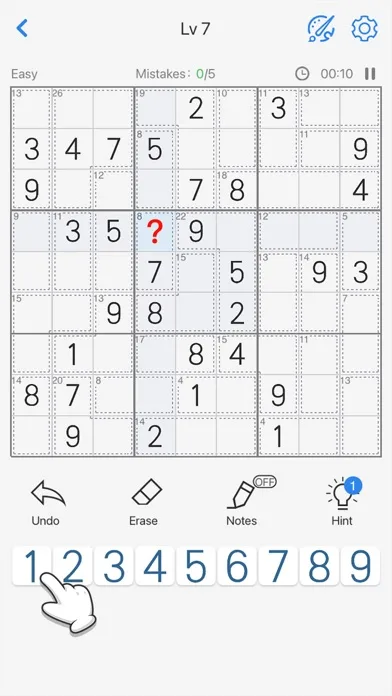 Killer Sudoku - Puzzle Game screenshot 1
