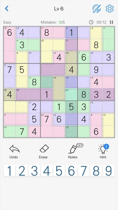 Killer Sudoku - Puzzle Game screenshot 2