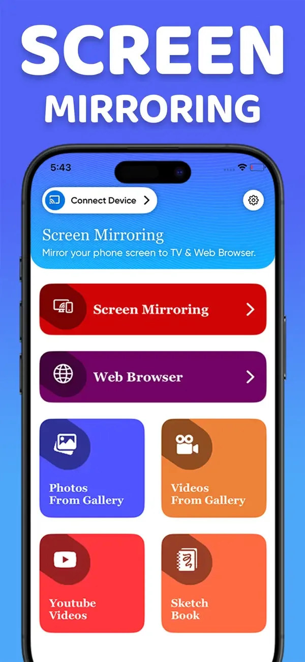 Screen Mirroring: Cast SmartTV screenshot 1