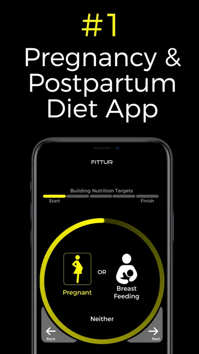 Pregnancy Food Tracker ~Fittur screenshot 1