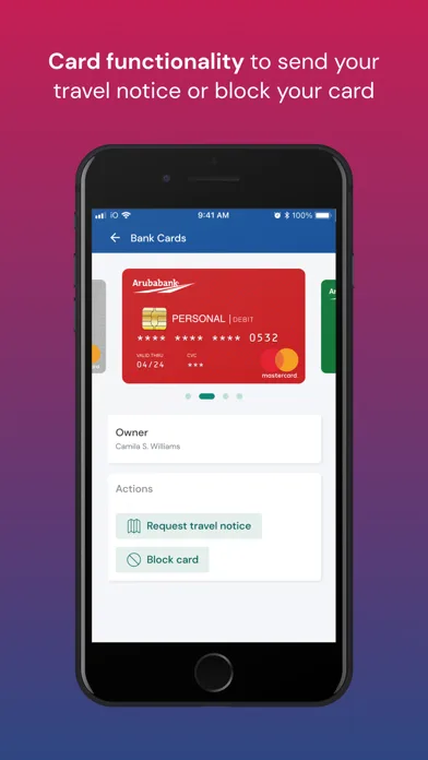 Aruba Bank App screenshot 2