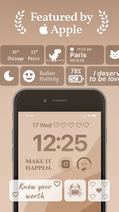 aesthetic kit: widgets, themes screenshot 1