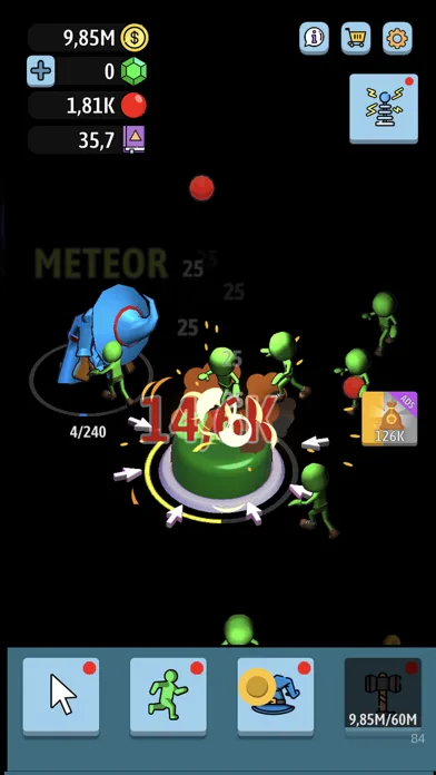 Green button: Idle clicker screenshot 5