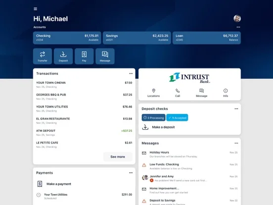 INTRUST Bank screenshot 1