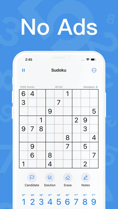 Sudoku - No ads screenshot 2